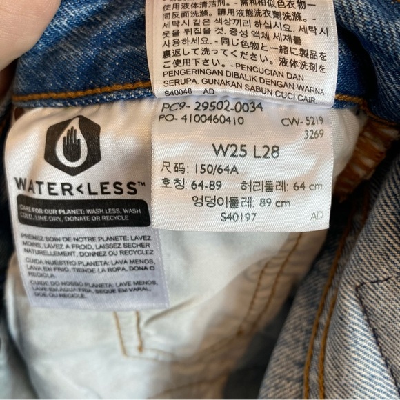 Levi’s 501 High Rise Skinny Jeans In Medium Blue Wash - Picture 15 of 15